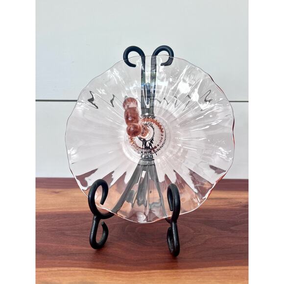 Center Handle Lemon Tray AHC37 Pink by Anchor Hocking Replacement Discontinued - Picture 5 of 12